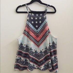 fourth of july/ memorial day tank top
